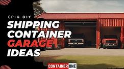 5 Epic Shipping Container Garage and Carport Ideas