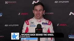Wickens gets back behind the wheel