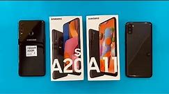 Samsung Galaxy A11 vs Samsung Galaxy A20s