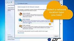 How To Set Network Location To Be Public Or Private (Windows 7)?