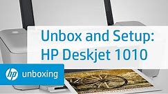 Unboxing and Setting Up | HP Deskjet 1010 Printer | HP