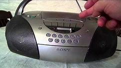 Sony CFD-S300 Boombox for sale on Ebay!