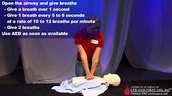 Adult CPR Training Video - How to Do CPR