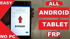 ✅Android Tablet ✅Google Account Verification Frp Bypass (7.0/7.1) #AndroidUnlock