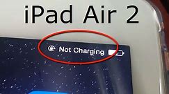 iPad Air 2 Battery is Not Charging when connected to PC via USB cable