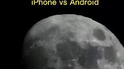 iPhones Camera vs Android Camera : Apple iPhone 13 Pro vs Samsung Galaxy S22 Ultra pics of moon comparison