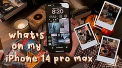 what’s on my iPhone 14 pro | useful apps + how i edit my photos 📱🍂✨