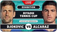 DJOKOVIC vs ALCARAZ • Saudi Arabia 2023 Exhibition • LIVE Tennis Play-by-Play Stream