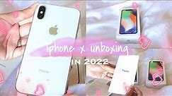 IPHONE X 256GB UNBOXING IN 2022 + REVIEW | Janine Rivera