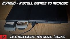 How To Install PS2 Games to MicroSD for Use with MX4SIO (2022)