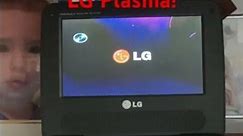 My LG Plasma portable dvd startup and shutdown with LED light Red And Green