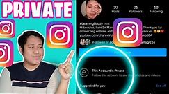 HOW TO PRIVATE AND LOCK INSTAGRAM ACCOUNT 2022? PAANO MAGLOCK NG IG ACCOUNT 2022?