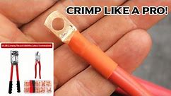 Master Battery Lug Crimping On A Budget With Temu Crimping Tools!