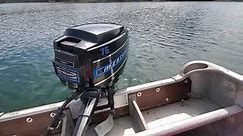 1975 Mercury 7.5hp Outboard Motor Lake Test