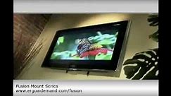 Chief Fusion Series TV Wall Mounts Demonstration