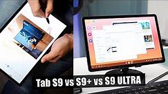 Galaxy Tab S9 vs S9+ vs S9 ULTRA: Rất dễ chọn nhầm. Chọn máy nào chuẩn nhất?