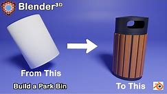 Build a Bin, easy to follow tutorial using Blender 3D