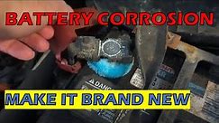 How To Clean Corrosion Off a Car Battery Terminal FAST!!