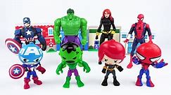 Learn Colors With Animal - Learn Colors with Marvel Spider-man and Avengers Toys and Kinetic Sand - 