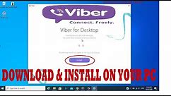 How to Download and Install Viber on PC | Windows/Mac (2020)