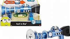 Mattel Minions Fart 'N Fire Toy Blaster Role-Play Accessory with 20+ Sounds & Water Mist, Trigger or Custom Modes of Play