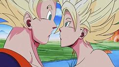 Goku and Caulifla kiss for the first time