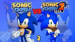 Sonic Dash vs Sonic Dash 2 Sonic Boom: Sonic Comparison [60fps]