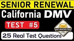 CALIFORNIA DMV WRITTEN TEST 2024 | | DMV Actual Test Paper | California DMV Permit Test 2024 TEST 5