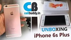 Cellbuddy iPhone 6s plus unboxing ll rose gold 64 gb