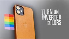 How to Turn On Inverted Colors on iPhone (explained)