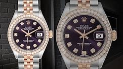 Rolex Datejust 28 Steel Everose Gold Diamond Ladies Watch 279381 | SwissWatchExpo