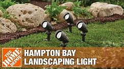 Hampton Bay Adjustable Landscaping Light | The Home Depot