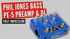 Phil Jones Bass PE-5 Bass EQ, Preamp & DI