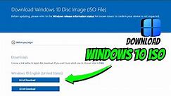 How to Download Windows 10 ISO from Microsoft Website in 2024 (FREE & EASY)