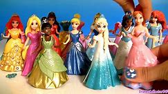 10 Disney Princess MagiClip Collection Merida Belle Snow Ariel...