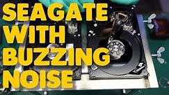 Seagate is making buzzing noises | platter swap