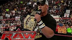 John Cena Sends A Message To Randy Orton RAW Jul 30,2007