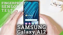 Samsung Galaxy A12 Fingerprint Sensor Test