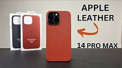 iPhone 14 Pro Max Apple Leather Case Review (Umber)- IS IT WORTH BUYING?!