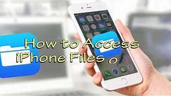 How to Access iPhone Files on PC