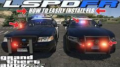 How To Easily Install Emergency Lighting System - ELS - Grand Theft Auto 5 - Police Mods