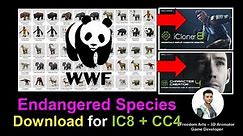 Endangered Species Animals for iClone 8 and Character Creator 4