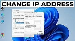 How to Change IP Address on Windows 11