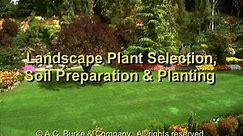 Landscape Plant Selection, Soil Preparation & Planting