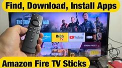 Amazon Fire TV Sticks: How to Find, Download & Install Apps