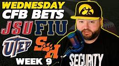 College Football Wednesday Picks Week 9 Predictions | The Sauce Network | Kyle Kirms 10/25