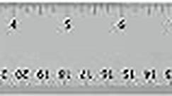 Ludwig Precision Aluminum Straight Edge Ruler, 12-INCH, Silver