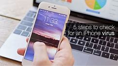 How to check for an iPhone virus