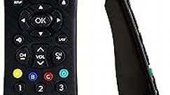 Philips Universal Remote Control Replacement for Samsung, Vizio, LG, Sony, Sharp, Roku, Apple TV, RCA, Panasonic, Smart TVs, Streaming Players, Blu-ray, DVD, Simple Setup, 3 Device, Black, SRP9232D/27