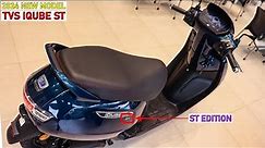 Finally 2024 New model TVS iqube ST Electric Scooter Detailed Review | New Features | On road price